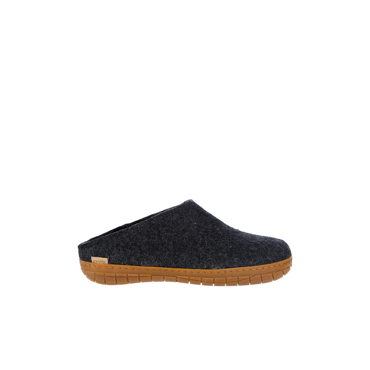 Glerups Charcoal Gray Wool Petrol Slip On Slippers Rubber Bottom EU Size 43 Glerups The Slip-On - Honey Rubber Sole – United By Blue main image 4